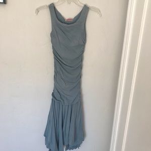 Velvet long casual midi dress